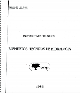Portada Hidrología I